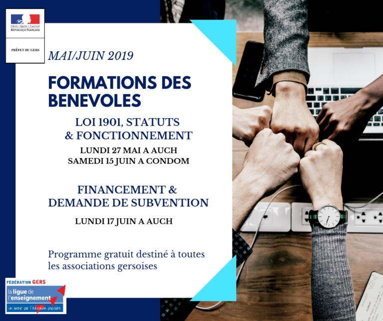 Formations "GRATUITES" Des Bénévoles Associatifs - Ligue De L ...